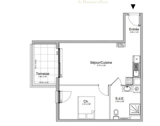  Appartement � vendre 2 pi�ces 44 m�