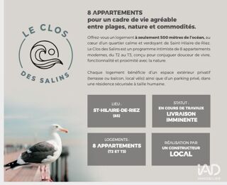  Appartement � vendre 3 pi�ces 64 m�