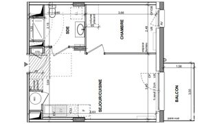  Appartement � vendre 2 pi�ces 38 m�