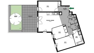  Appartement � vendre 4 pi�ces 84 m�