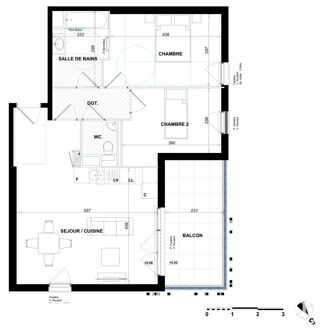  Appartement � vendre 3 pi�ces 66 m�