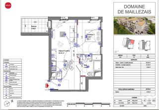  Appartement � vendre 2 pi�ces 43 m�