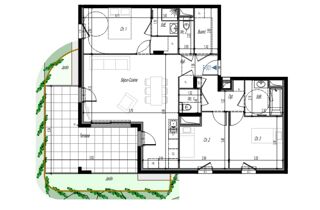  Appartement � vendre 4 pi�ces 86 m�