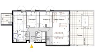  Appartement � vendre 4 pi�ces 79 m�