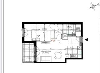  Appartement � vendre 2 pi�ces 48 m�