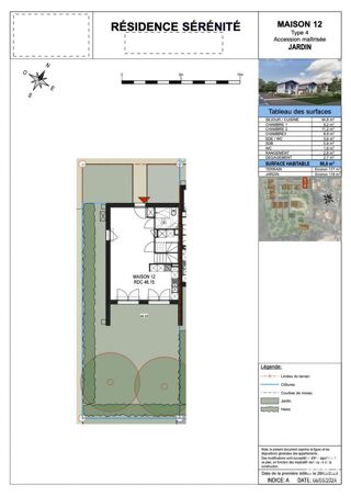  Maison � vendre 4 pi�ces 80 m�