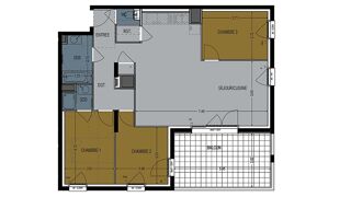  Appartement � vendre 4 pi�ces 87 m�