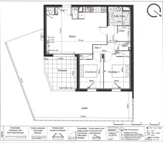  Appartement � vendre 3 pi�ces 66 m�