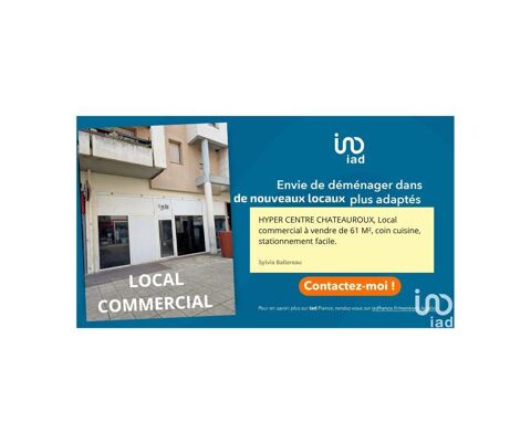 Vente Local d'activit&eacute;s 61 m&sup2; 59500 36000 Ch�teauroux