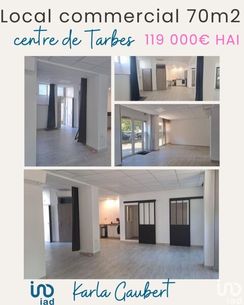 Vente Boutique/Local commercial 71 m&sup2; 98000 65000 Tarbes