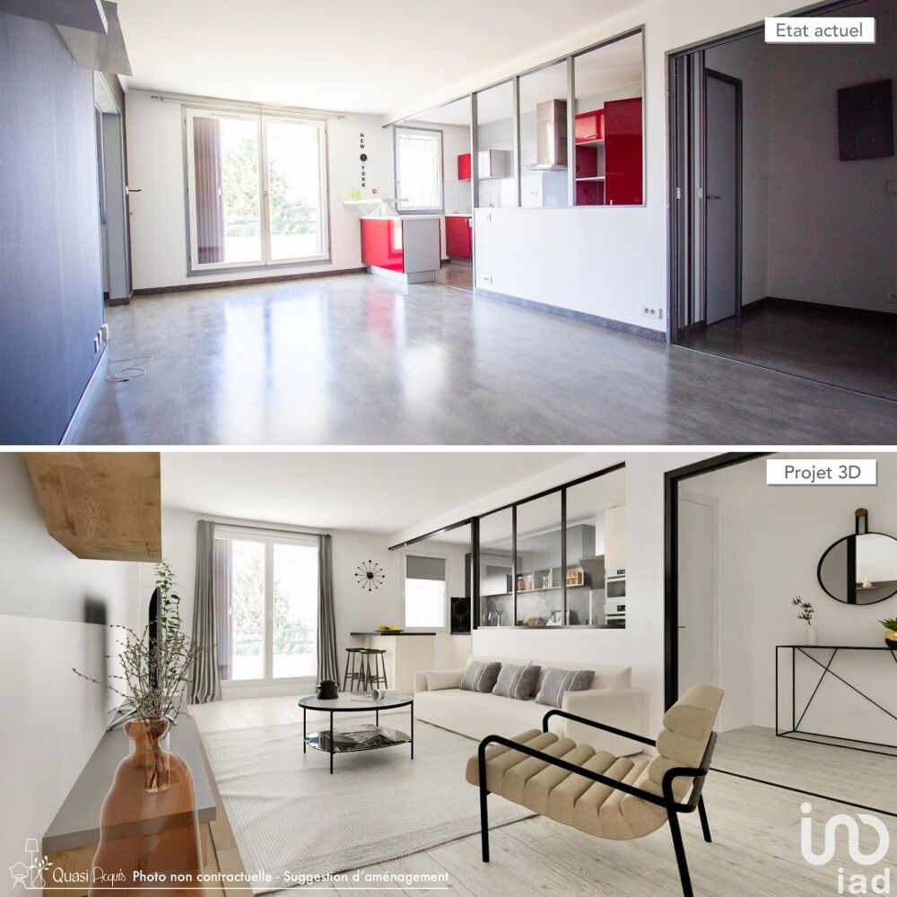 Appartement a louer eragny - 3 pièce(s) - 82 m2 - Surfyn