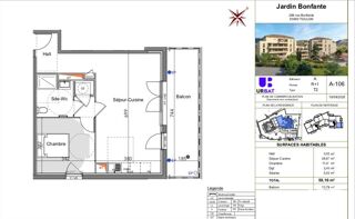  Appartement � vendre 2 pi�ces 50 m�