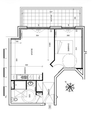  Appartement � vendre 2 pi�ces 46 m�