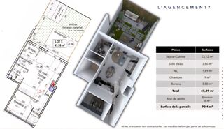  Maison � vendre 2 pi�ces 46 m�