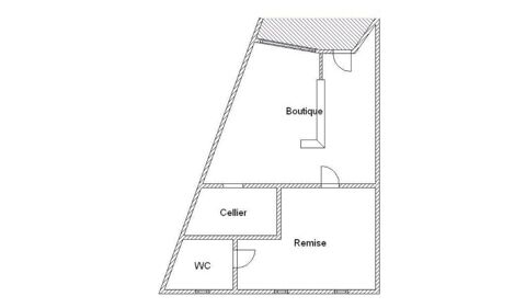 Vente Restaurant 42 m&sup2; 82500 06140 Vence