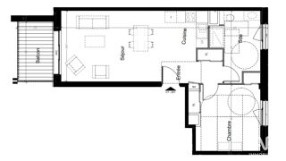  Appartement � vendre 2 pi�ces 56 m�