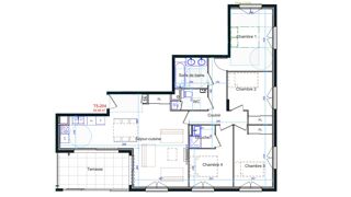  Appartement � vendre 5 pi�ces 93 m�