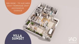  Appartement � vendre 4 pi�ces 120 m�