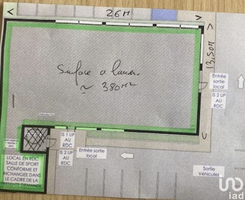 Location Local d'activit&eacute;s 380 m&sup2; 5220 13510 �guilles