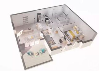  Appartement  vendre 3 pices 63 m