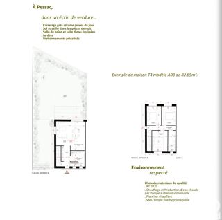  Maison 4 pi�ces 83 m� Pessac