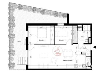  Appartement � vendre 3 pi�ces 62 m�