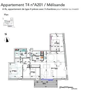  Appartement  vendre 4 pices 85 m