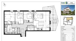  Appartement � vendre 4 pi�ces 91 m�