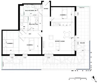  Appartement � vendre 4 pi�ces 90 m�