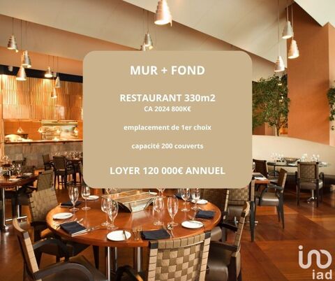 Vente Restaurant 330 m&sup2; 2000000 93110 Rosny-sous-bois