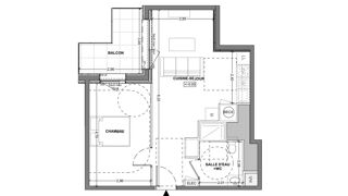  Appartement � vendre 2 pi�ces 45 m�