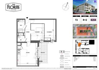  Appartement � vendre 3 pi�ces 65 m�