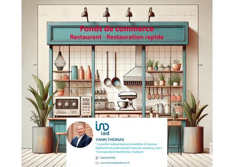 Vente Restaurant 80 m&sup2; 99000 31240 Saint-jean