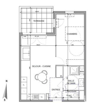  Appartement � vendre 2 pi�ces 51 m�