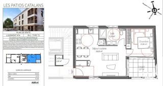  Appartement � vendre 2 pi�ces 44 m�