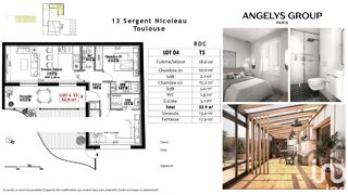  Appartement � vendre 3 pi�ces 52 m�