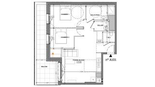  Appartement � vendre 3 pi�ces 62 m�