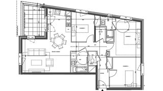  Appartement  vendre 4 pices 86 m