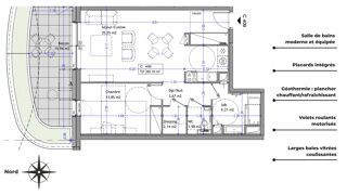  Appartement � vendre 2 pi�ces 63 m�