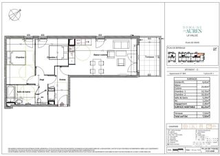  Appartement � vendre 3 pi�ces 62 m�