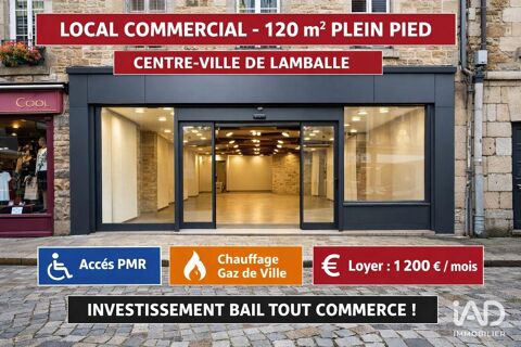 Vente Murs commerciaux 100 m&sup2; 220000 22400 Lamballe