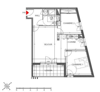  Appartement � vendre 3 pi�ces 61 m�