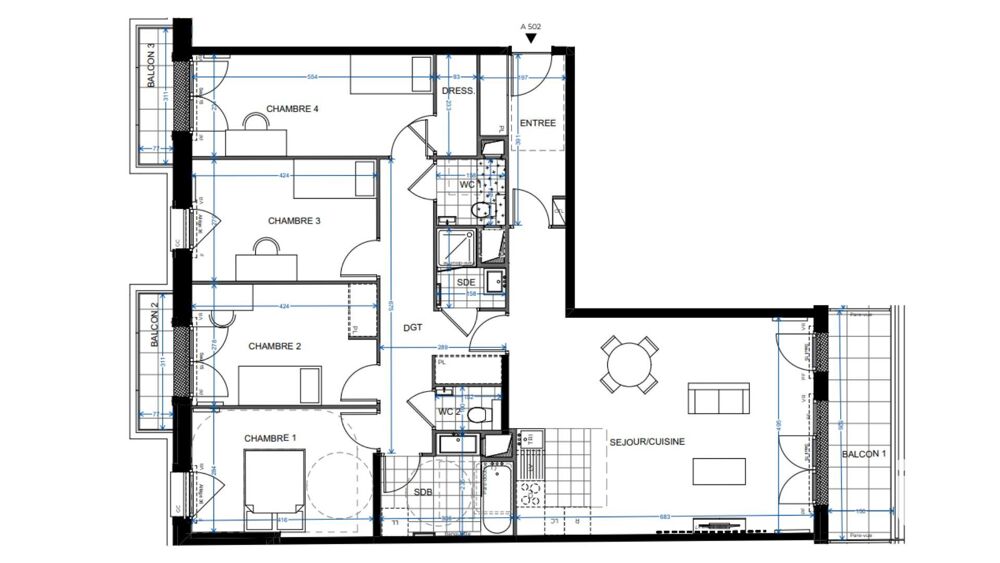 � vendre  Appartement Levallois-Perret (92300)