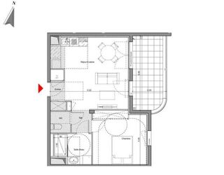  Appartement � vendre 2 pi�ces 46 m�