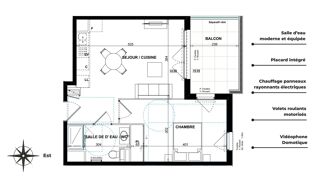  Appartement � vendre 2 pi�ces 42 m�