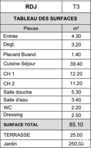  Appartement � vendre 3 pi�ces 85 m�