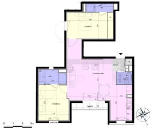  Appartement � vendre 3 pi�ces 70 m�