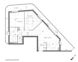  Appartement � vendre 4 pi�ces 93 m�