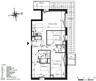  Appartement � vendre 4 pi�ces 75 m�