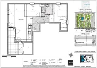  Appartement � vendre 3 pi�ces 66 m�